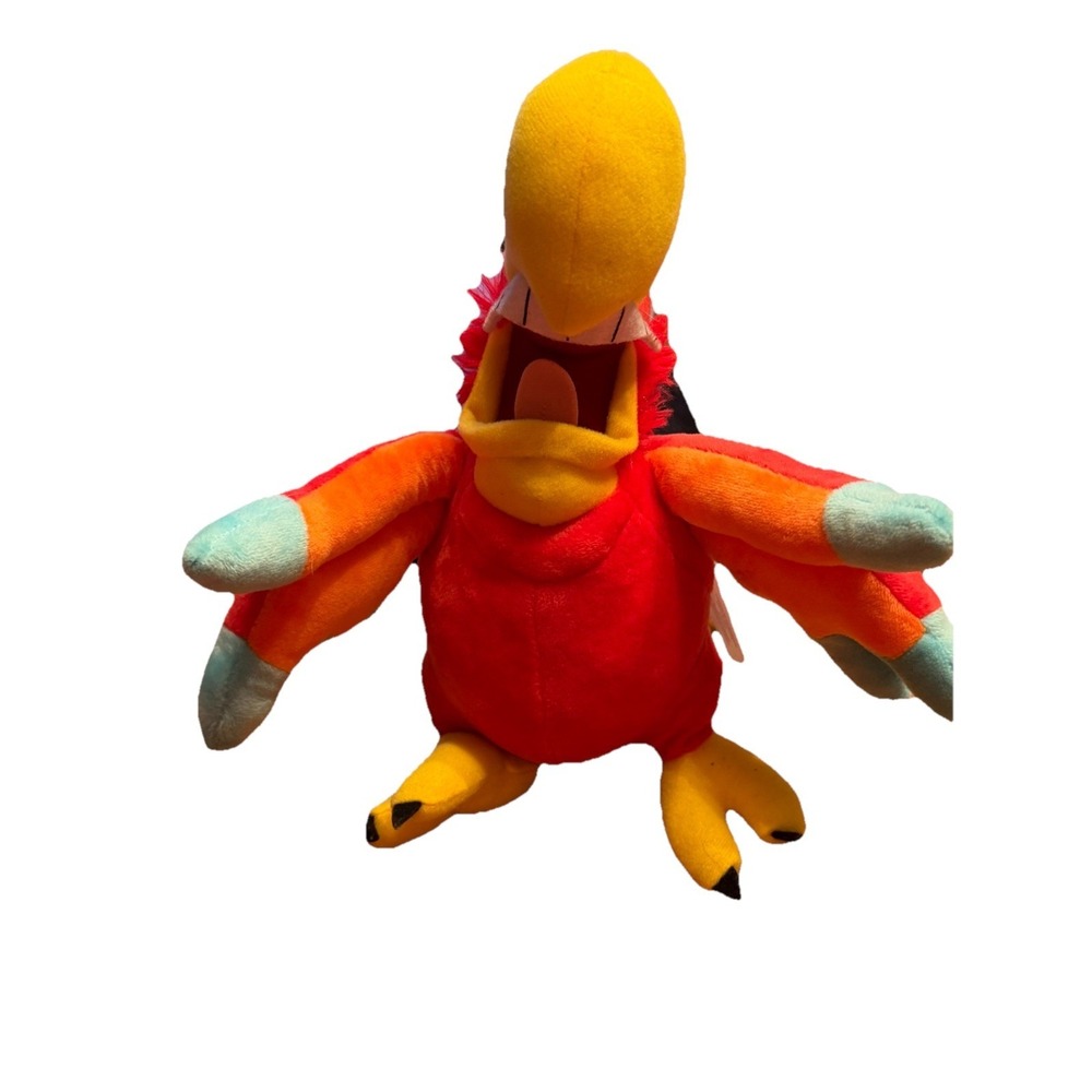 Disney Store Exclusive Aladdin Lago Bird Plush 10" Toy Movies Collectible